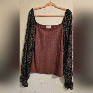 Sugarfox NWT Boutique Off The Shoulder Women's Top 1X